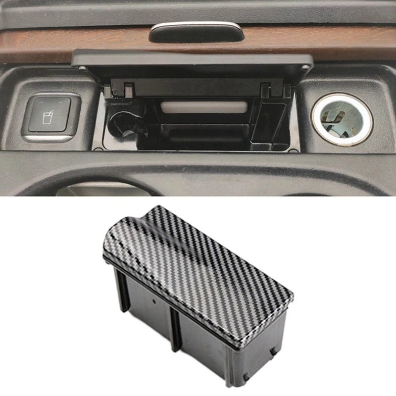 Posacenere per Console auto per Mercedes Benz ML GL Class W166 GLE Class W292 1668100330 (modello in fibra di carbonio) parti