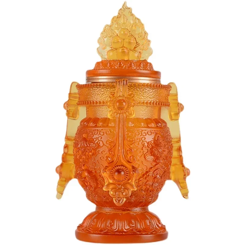 

God of Wealth Treasure Bottle, Ancient Method, Longevity Treasure, Bottle, Seven Gems, Modern Supplies, Offering Ornaments