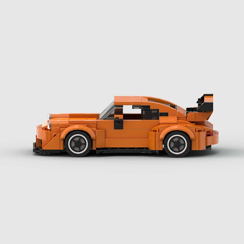 MOC Geel Super Super Sportwagens Bouwstenen Bakstenen DIY Sets Geschenken Speelgoed Voor Jongens & Meisjes & Volwassenen 354PCS