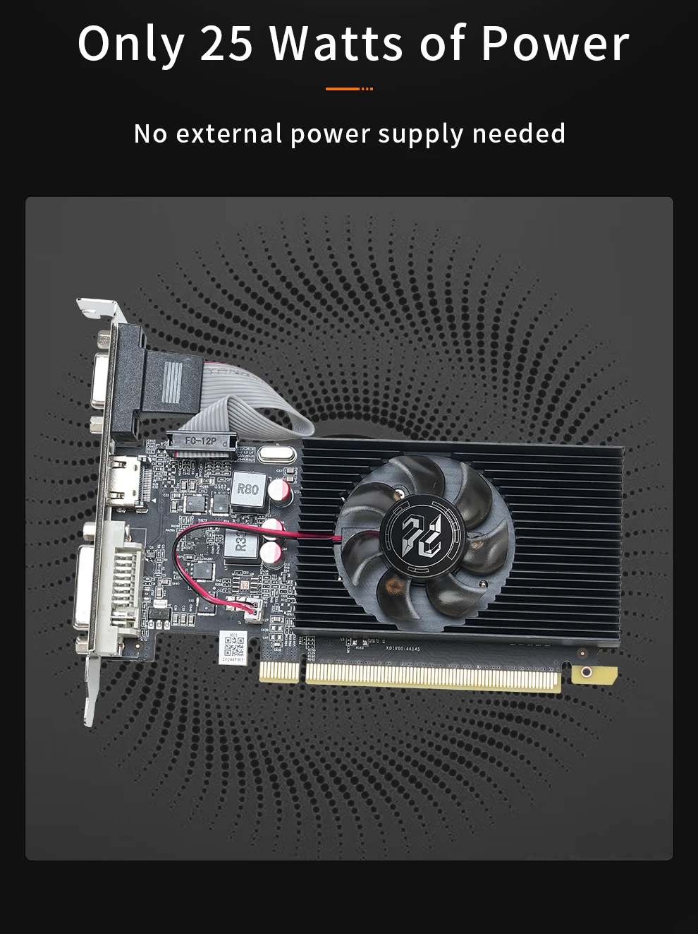 Fast Shipping Geforce GT 730 4GB DDR3 PC Graphics Card GPU GT730 4GB 192SP 25W 64-bit Single Fan Graphics Card