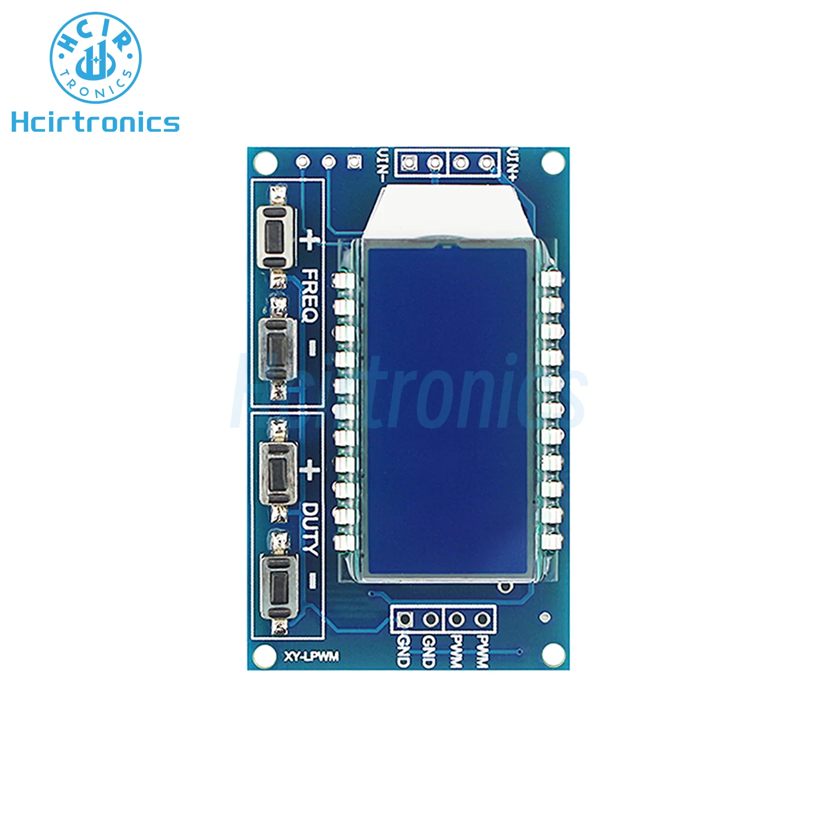 XY‑LPWM 1Hz-150Khz Signal Generator PWM Board Module Pulse Frequency Duty Cycle Adjustable Module LCD Display 3.3V-30V