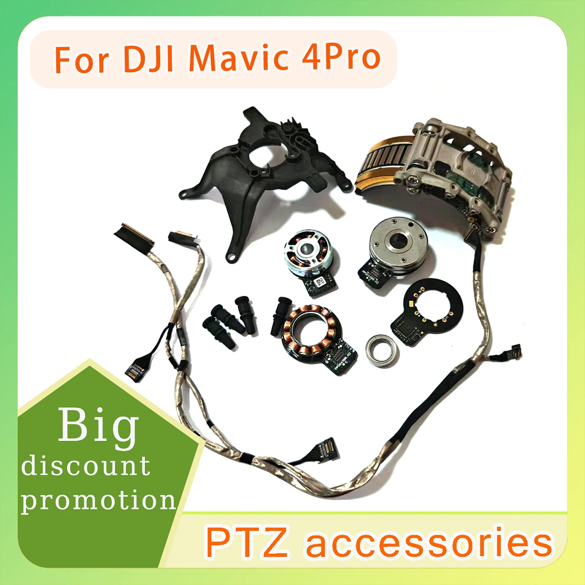 

Suitable for DJI Mavic4pro gimbal Y-axis with coil R motor P motor signal line shock absorber board drone accessories