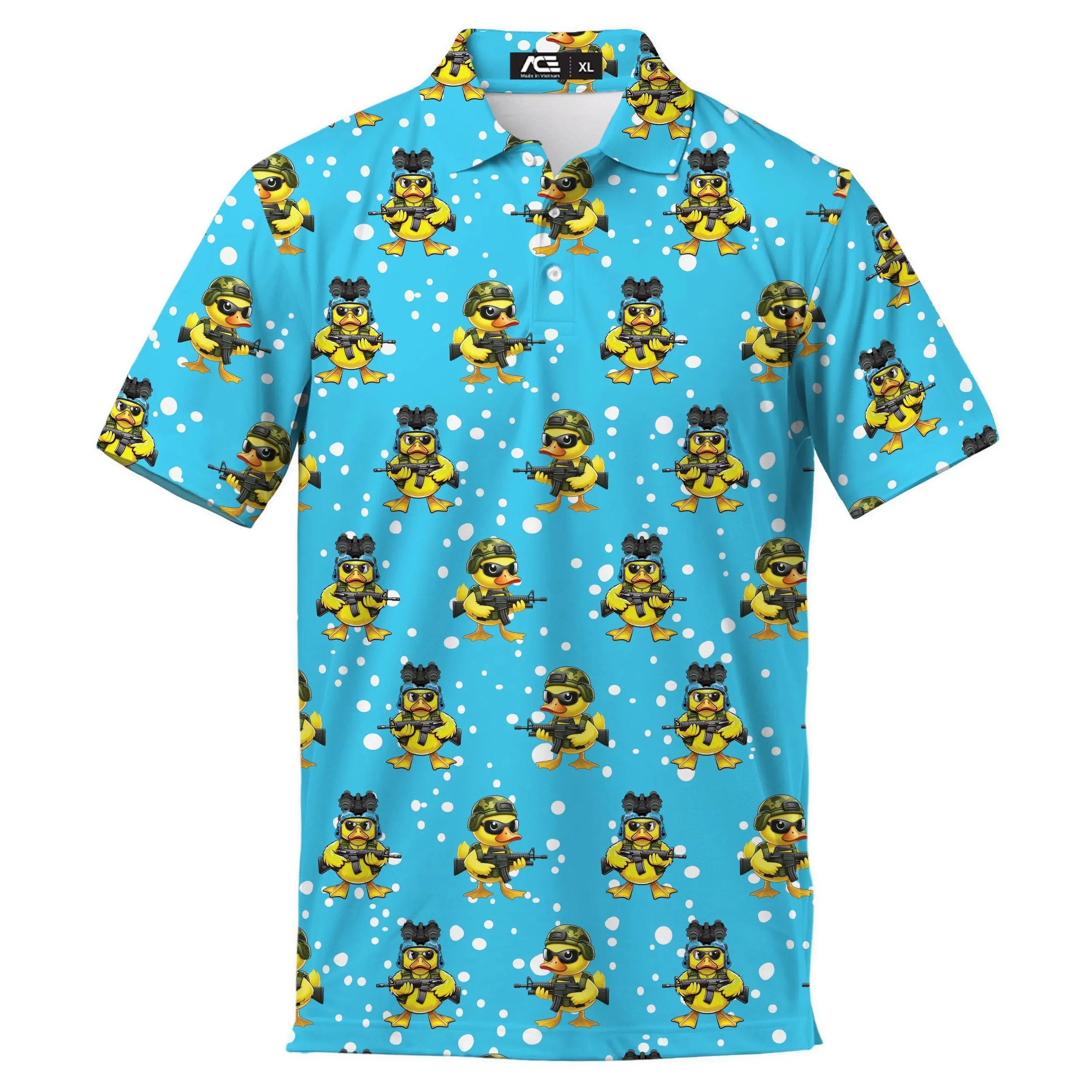 80s Rubber Duck Polo Shirts For Men Casual Duckies Bowling Shape Shirt Women Polo Shirts Short Sleeve Button Up Shirt Unisex Tee