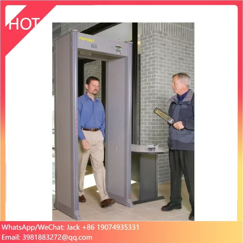 

Высокочувствительный досмотровый металлодетектор с 33 зонами обнаружения для проверки безопасности