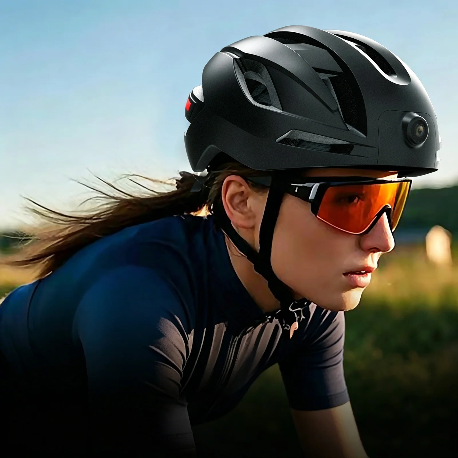 Mountain Biking Definition - Câmera Esportiva Inteligente 1080P para Capacete