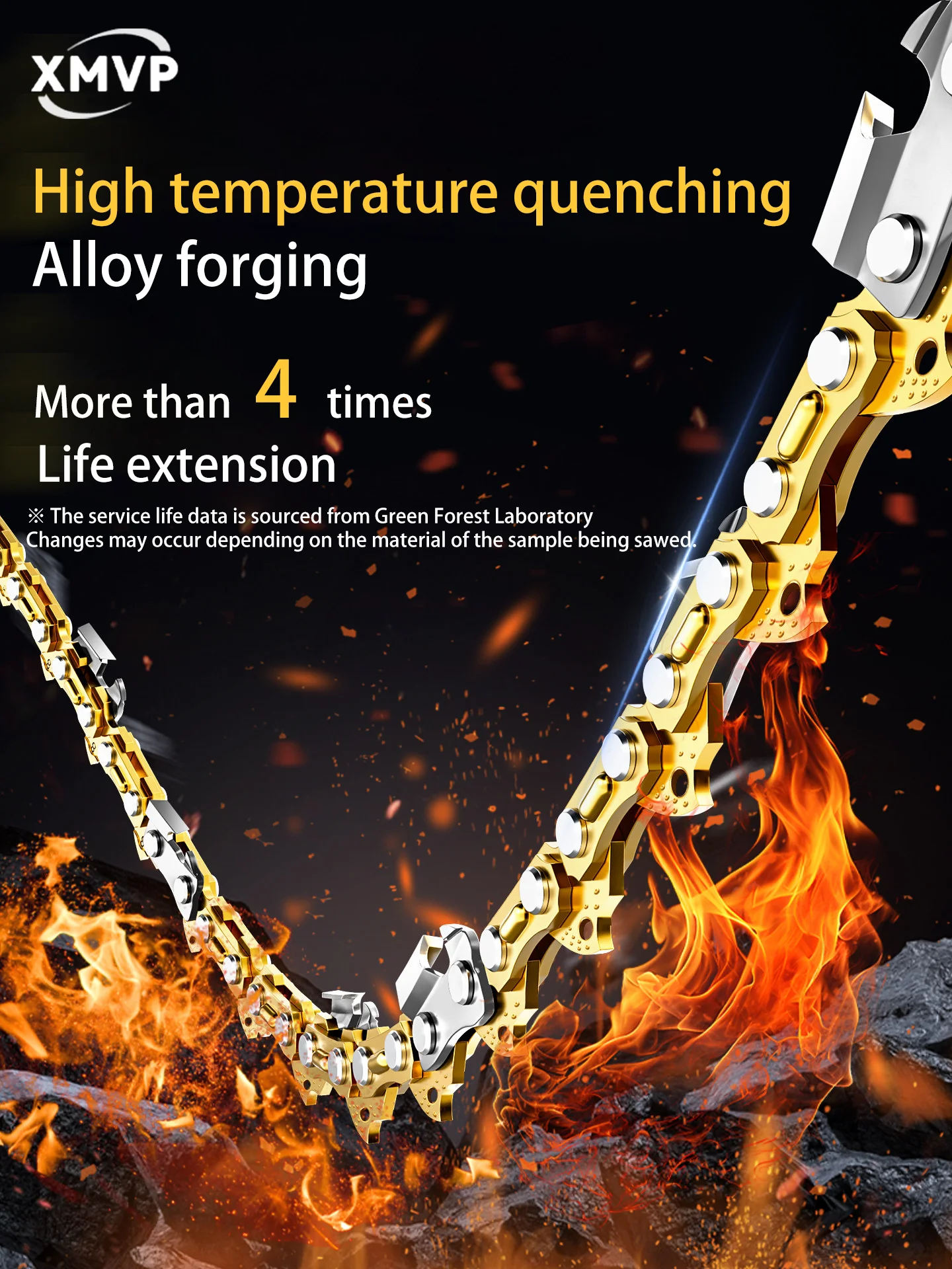Greenwood chain saw chain for 4/6/8/10/12/16 inch general-purpose logging electric chainsaw, electric handheld chain accessory