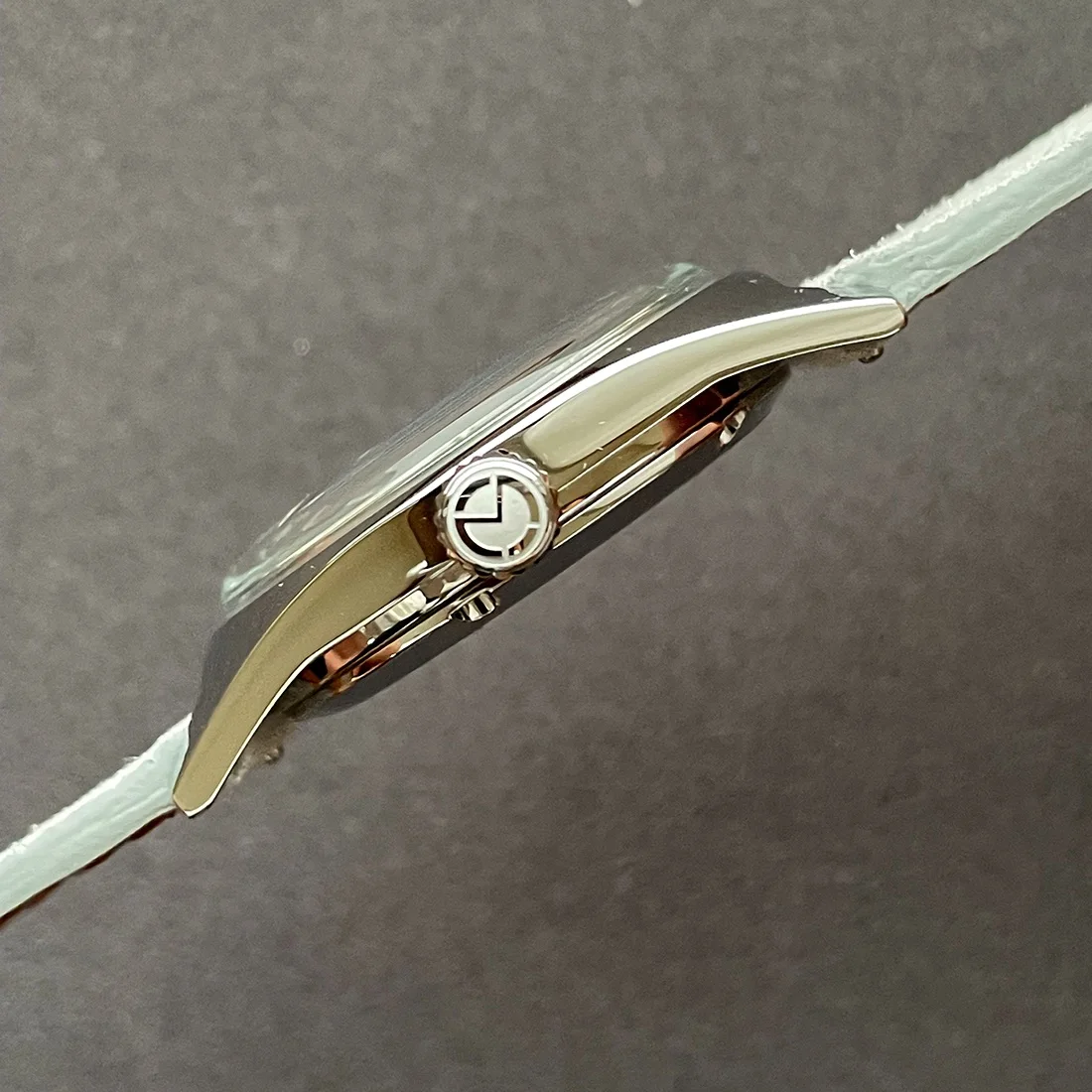 Merkur ساعة سمك السلمون ساعة مزدوجة معدنية خمر الكلاسيكية Crosshair الساعات Handwind ساعة ميكانيكية للرجال Relogio Masculino 36 مللي متر