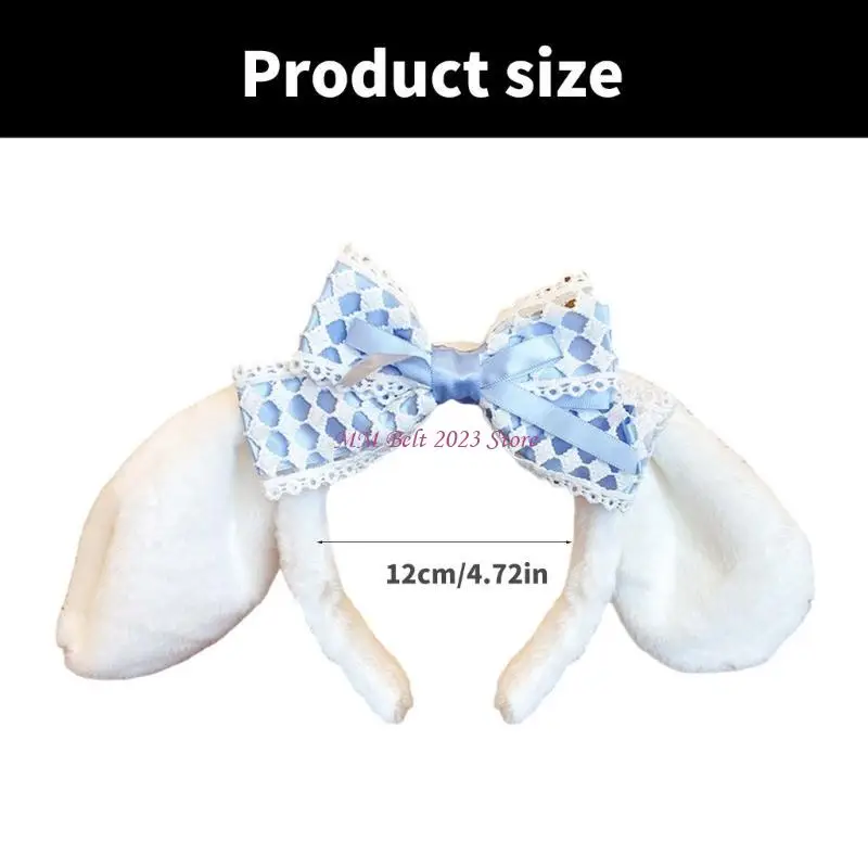 49me Trendy Lace Bows Tóc Phụ kiện xơ cho vẻ ngoài giản dị hoặc tiệc tùng