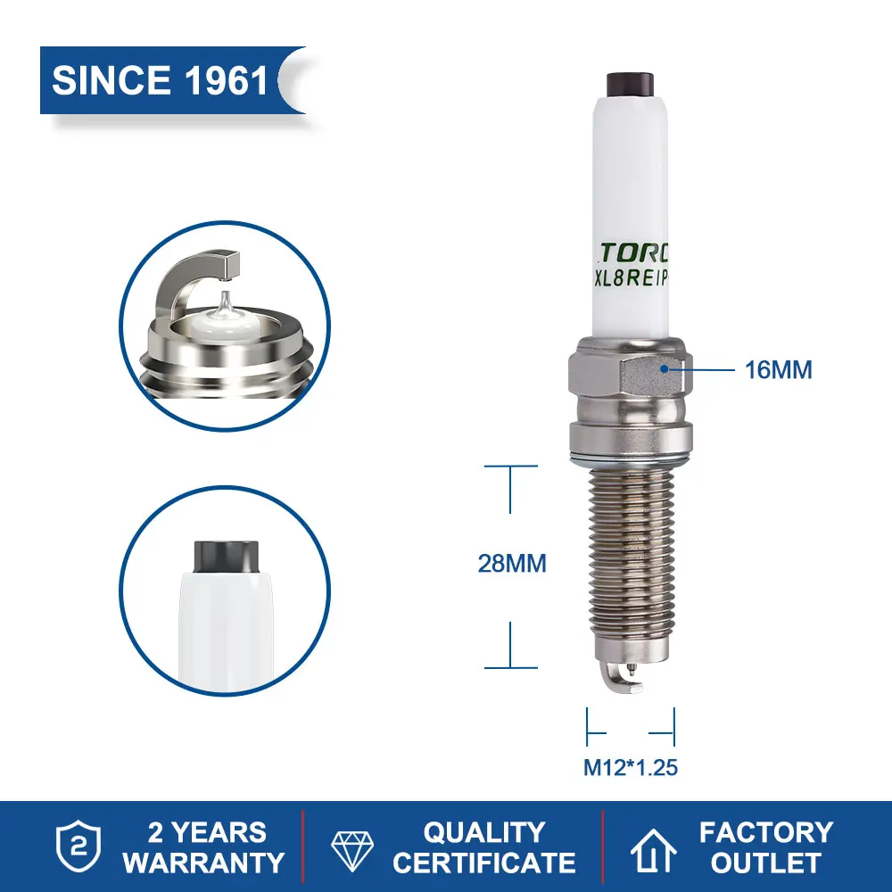 Gen to Chii 　CX-8 KG BLITZ SpecDSC 2-8PCS Iridium Platinum Candle TORCH XL8REIP-BC/OE232 Compatible