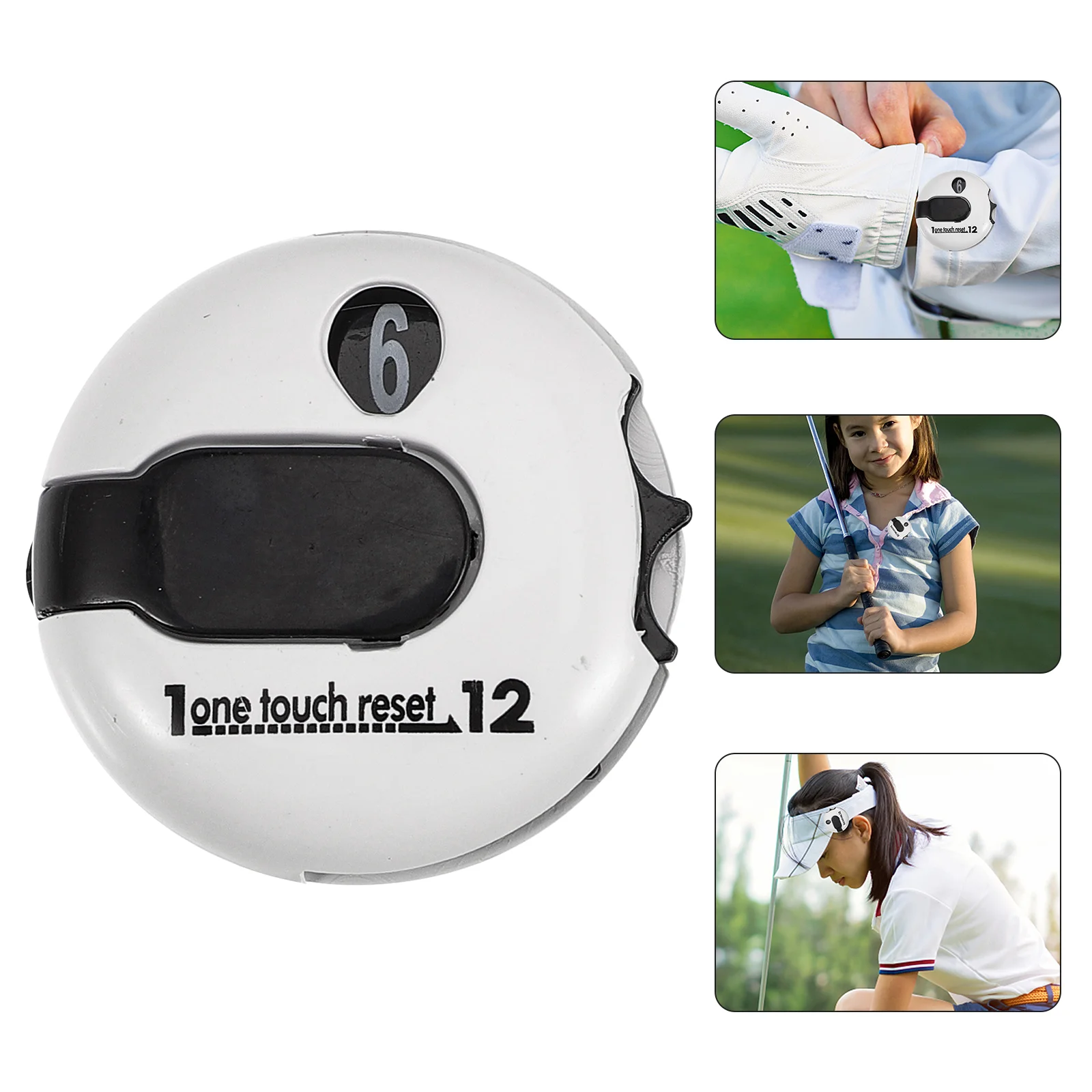 Golf Balls Scorer Portable Golfing Scoring Device Stroke Counter Golfs Keeper Lightweight Mini Hat Clip