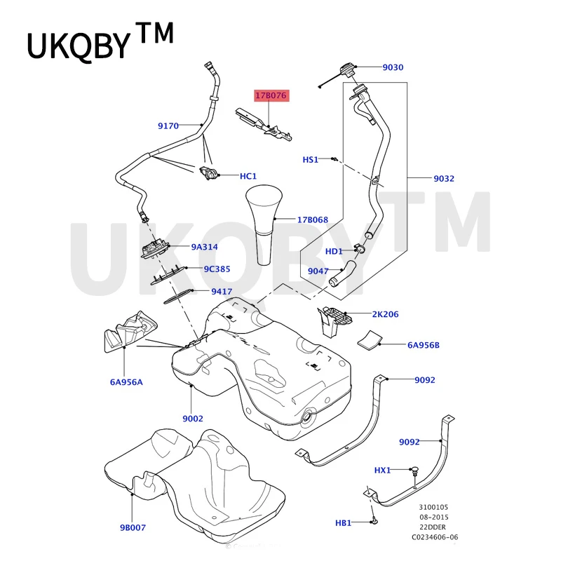 Diesel version ran ger over Dis cov ery4/3 ran ger ove rsp ort Fre ela nd er2 ran ger ov er Evo que Fuel cap unlocker limiter