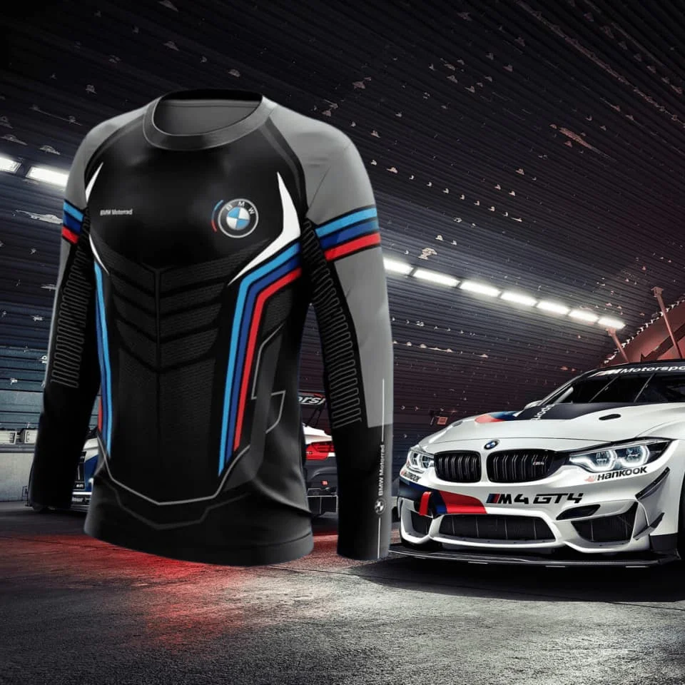 

Make Life A Ride One World One GS for Bmw Quick Drying Long Sleeve High Quality Off-Road Casual Classic BMW T-Shirt Moto
