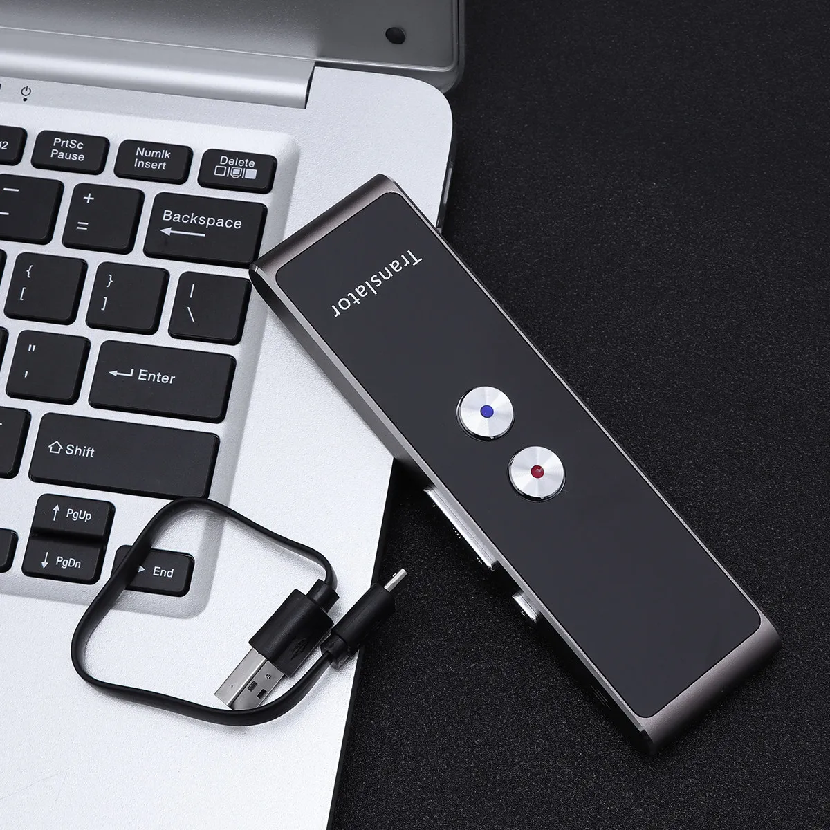 

Portable Translator Device Recognition Real Time Speech to Text Translation Wireless Connectivity 2M Voice Range