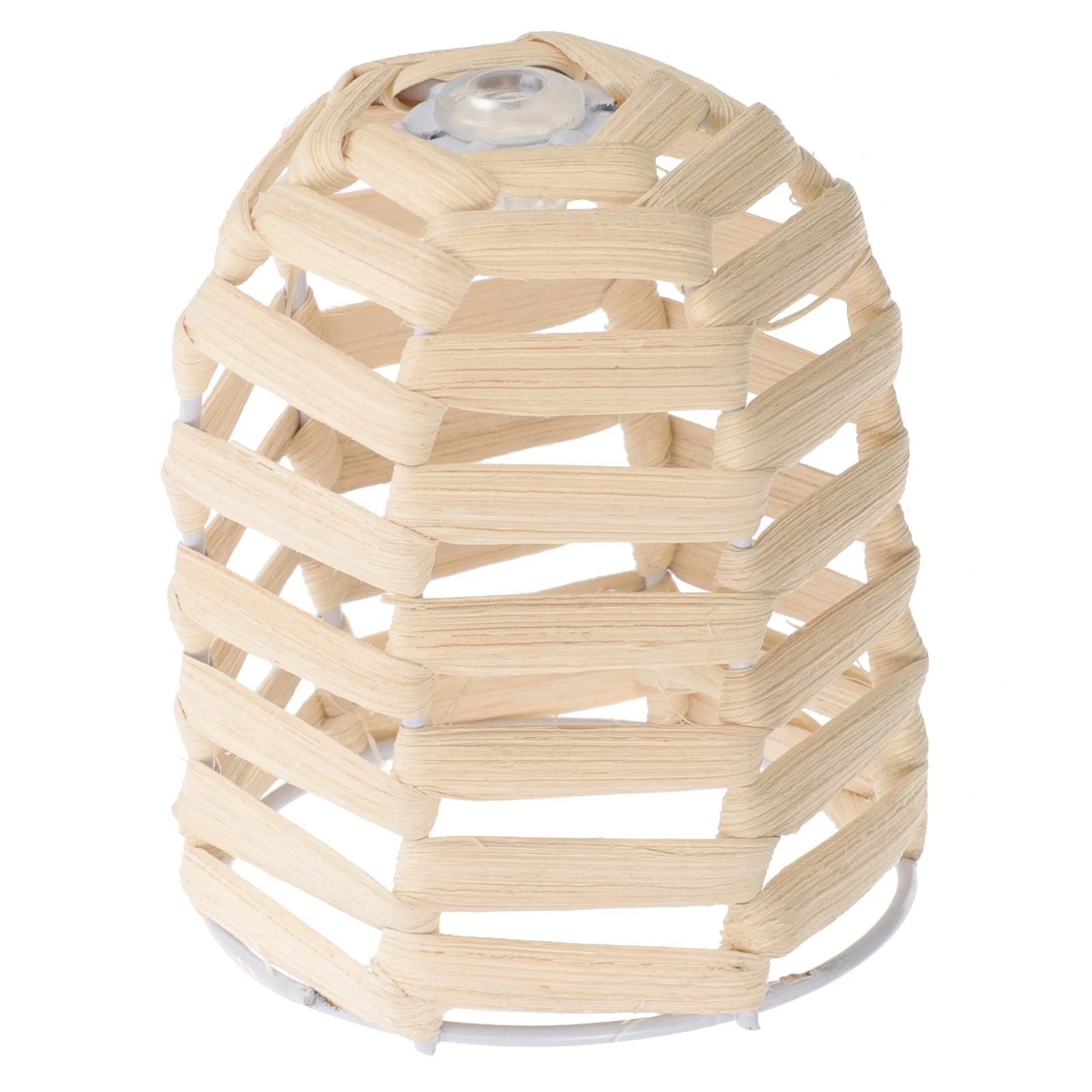 

Bamboo Lamp Shade Mini Cover Woven Small Lampshade Rustic Decorative Light String Use Home Hotel Lamp Shade Lampshades