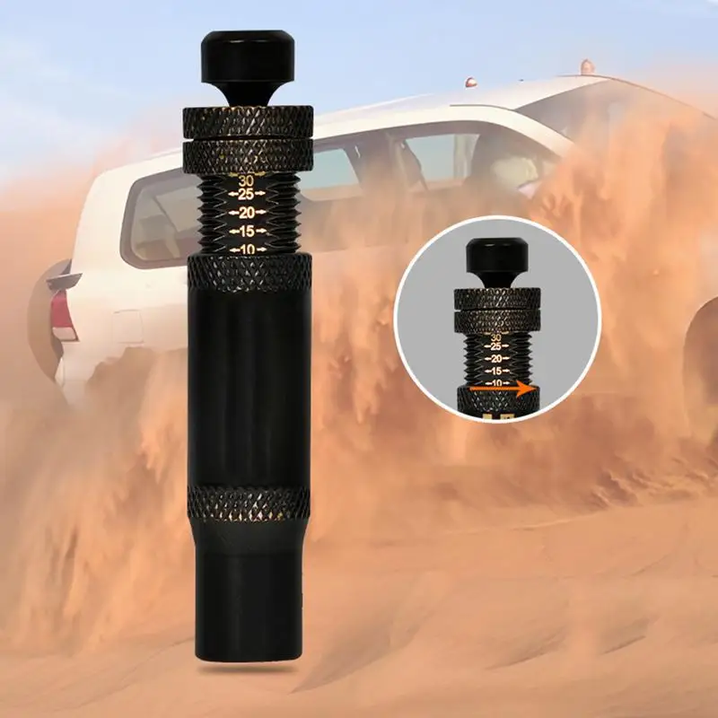 Automatic Tire Deflator Adjustable Offroad Accessories Valve Stem Kit 4 Pieces 4x4 Spin-on Tire Inflator Tool 10-30 PSI