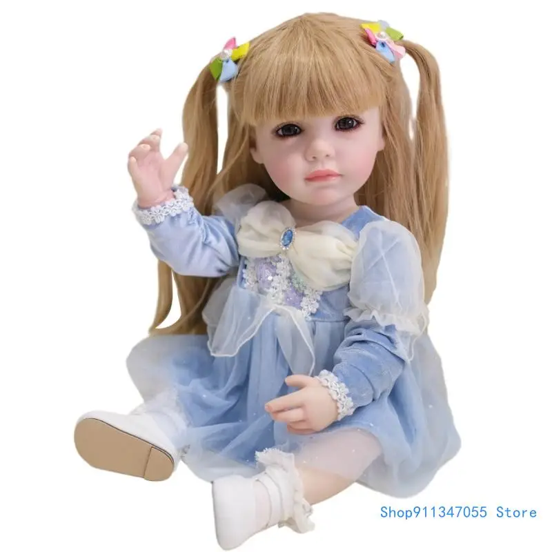 

55cm Simulation Realistic Baby Rebirth with Moving Arm & Leg for Baby Kids Appease Accompany Play Drop shipping