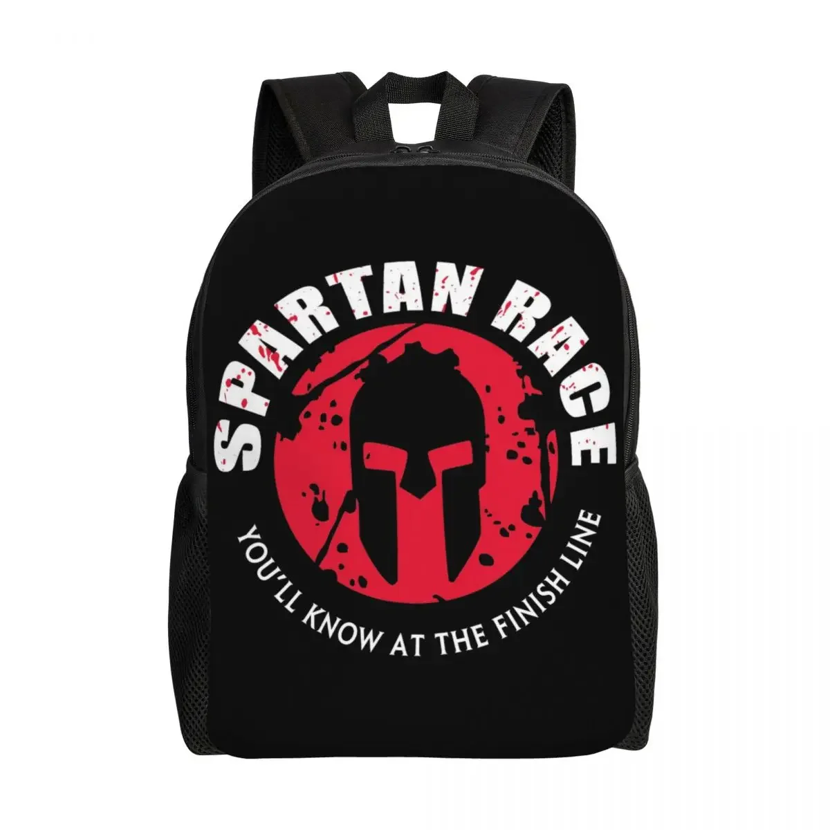 

Custom Spartan Race Sparta Spirit Backpacks for Women Men Waterproof School College Bag Print Bookbag