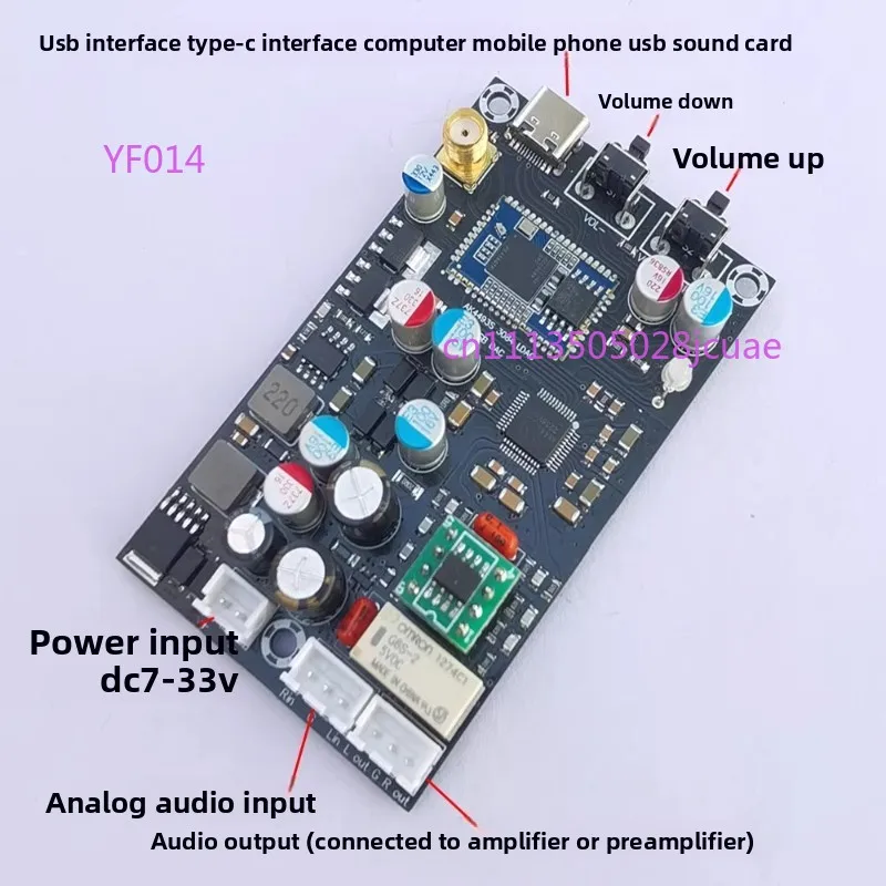 Hi-Fi Bluetooth 5.4 AK4493 Decoder Module AUX Input Lossless LDAC LHDC 51813084 5125