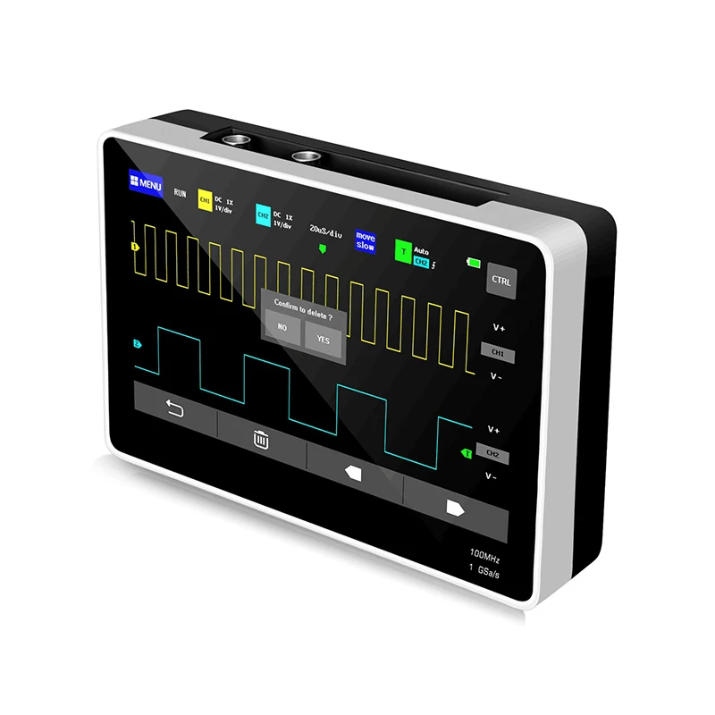 ADS1013D Hot selling 7-inch large TFT-LCD display tablet oscilloscope