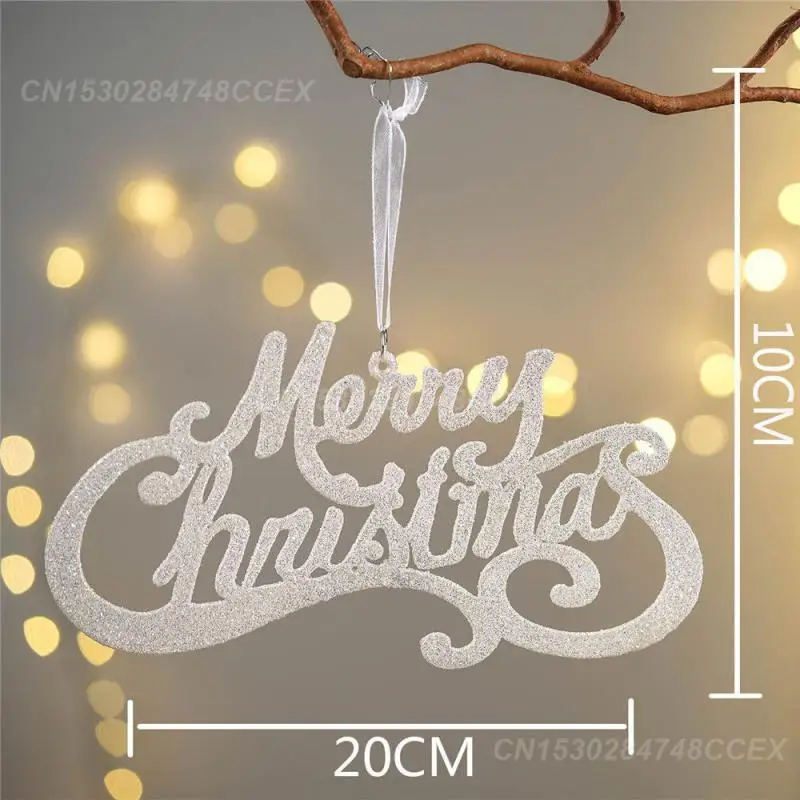 2PCS Christmas Tree Decoration Widely Used Thickening Fashionable Charming Holiday Gifts Luminous Letter Pendant