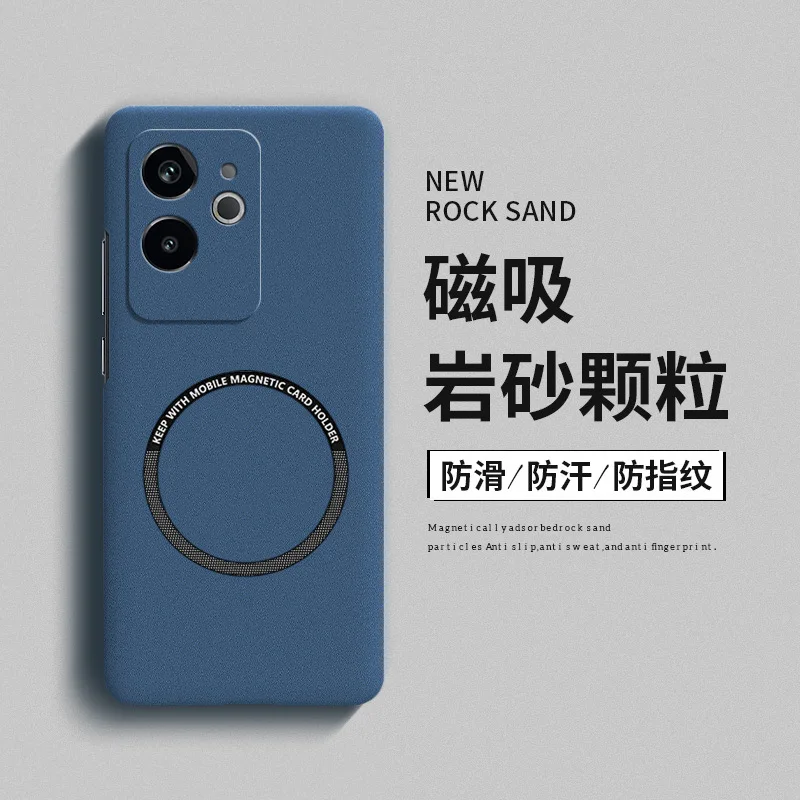 For Realme GT6 China Version Case Luxury Matte Magsafe PC Hard Back Cover For Realme GT 6 CN Thin Shockproof Bumper Funda