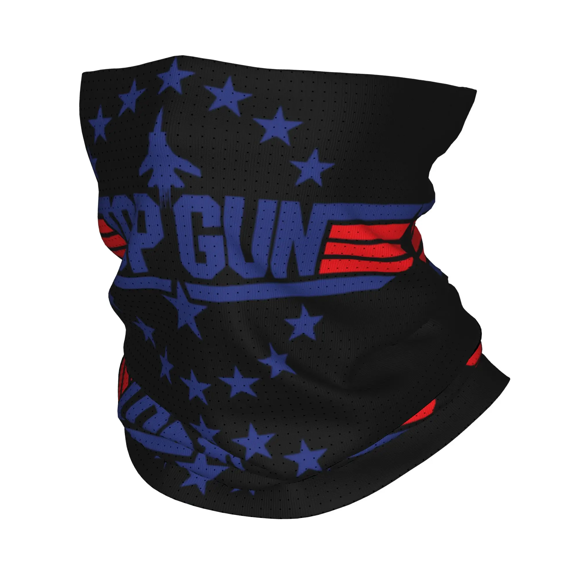 

Custom Tom Cruise Maverick Film Top Gun Bandana Neck Gaiter for Ski Cycling Women Men Wrap Scarf Headband Warmer