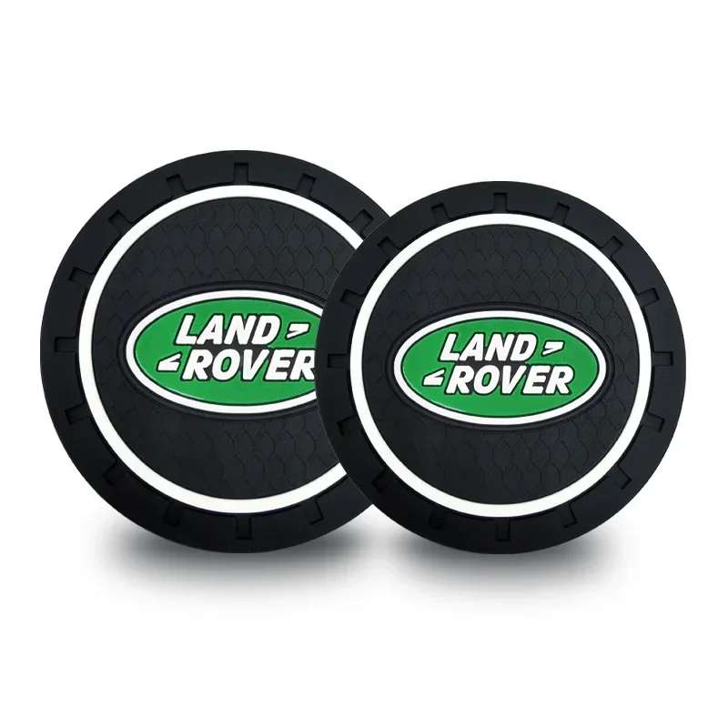 2 قطعة حامل الكأس سيارة مكافحة زلة إدراج الوقايات منصات الديكور لاند روفر المدافع فريلاندر ديسكفري 1 2 3 إيفوك رينج SV #2