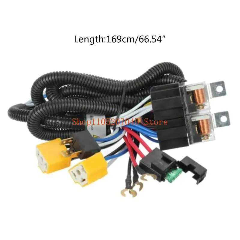 37cd 12V/24V H4 Автомобильный светодиодный контроллер жгута проводов ксенона для модернизации фар автомобиля