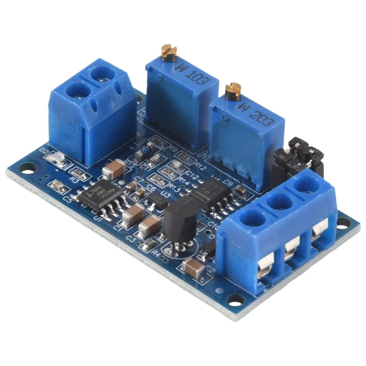 

A40I Current To Voltage Module 0/4-20mA To 0-3.3V 5V 10V Voltage Transmitter S08 Drop ship