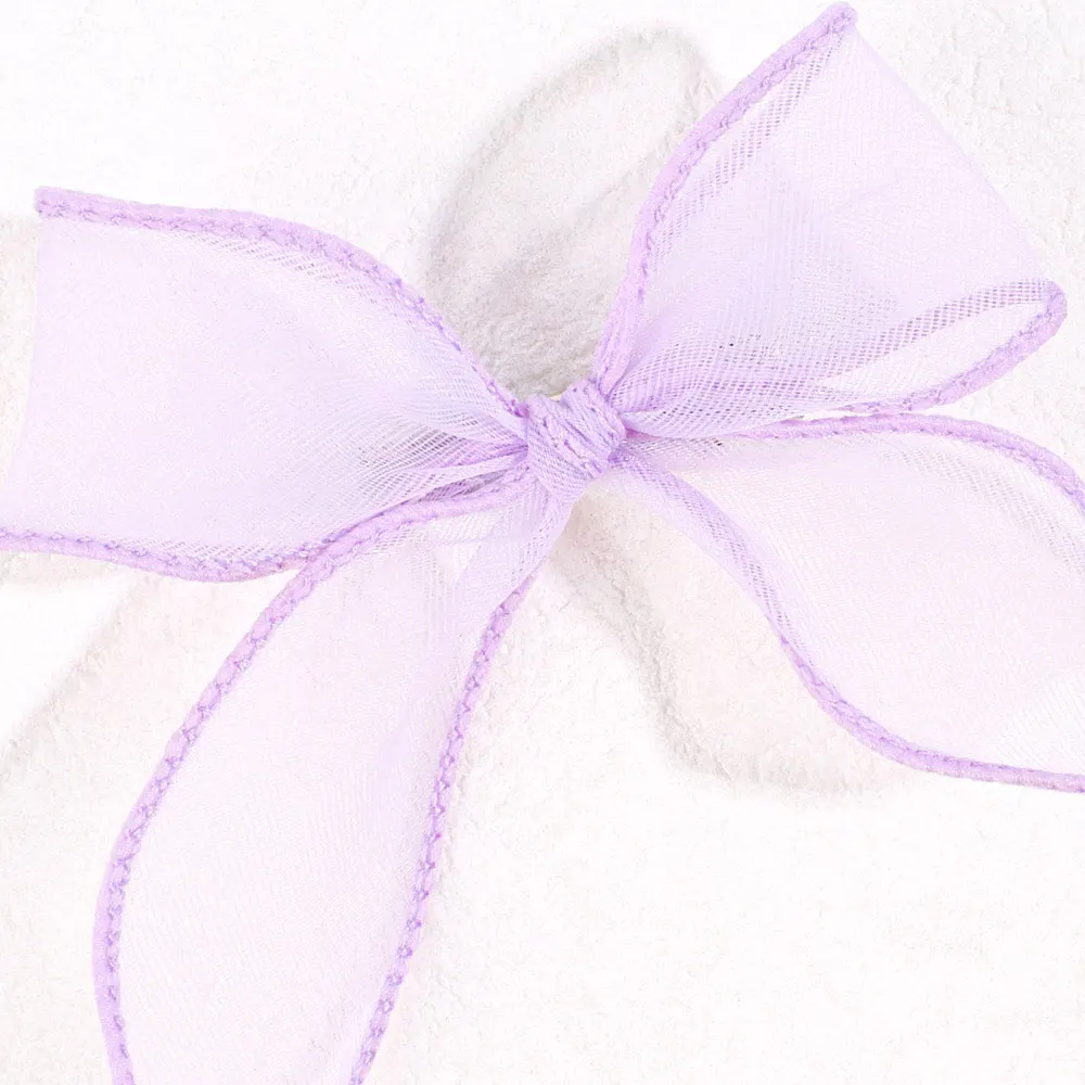 Sweet Girl Hairpin Sweet Purple Bow New Korean Girls Clips  Lovely Bowknot Headwear Kids Hairgrips Barrettes Hair Accessories