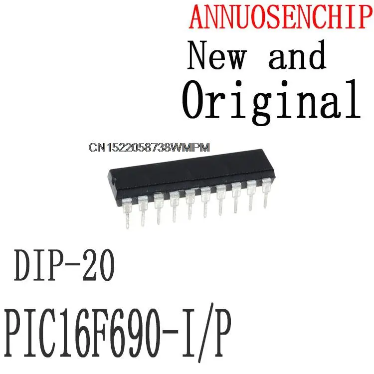 Free Shipping 20PCS New and Original  PIC16F690  16F690-I/P DIP-20 New original  IC In stock! PIC16F690-I/P