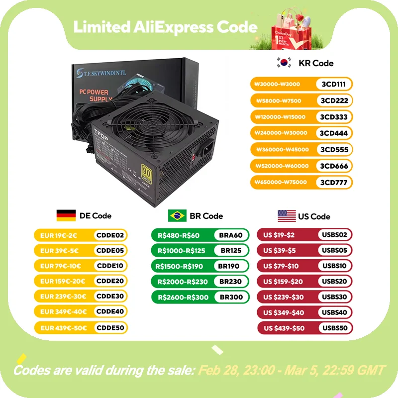 800 ワット ATX 電源 ATX デスクトップコンピュータ PSU ゴールドマイニングチア定格電力 800 ワット競争力のあるゲームゲーマー 80PLUS 110V 220V