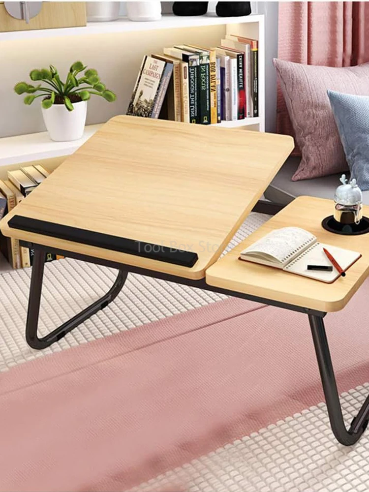 

Home Folding Laptop Desk for Bed Sofa Laptop Bed Table Portable Computer Desk Adjustable Foldable Study Table Office Furniture