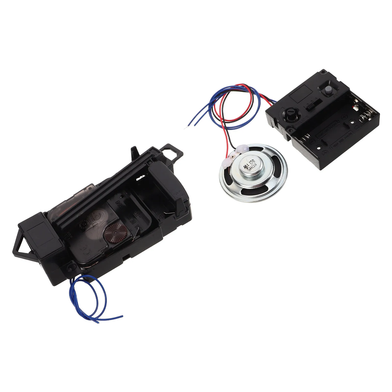 1Set Music Box Mechanism Pendulum Clock Movement Hourly Chime Smooth Silent Operation Replacement Wind Up Mechanism