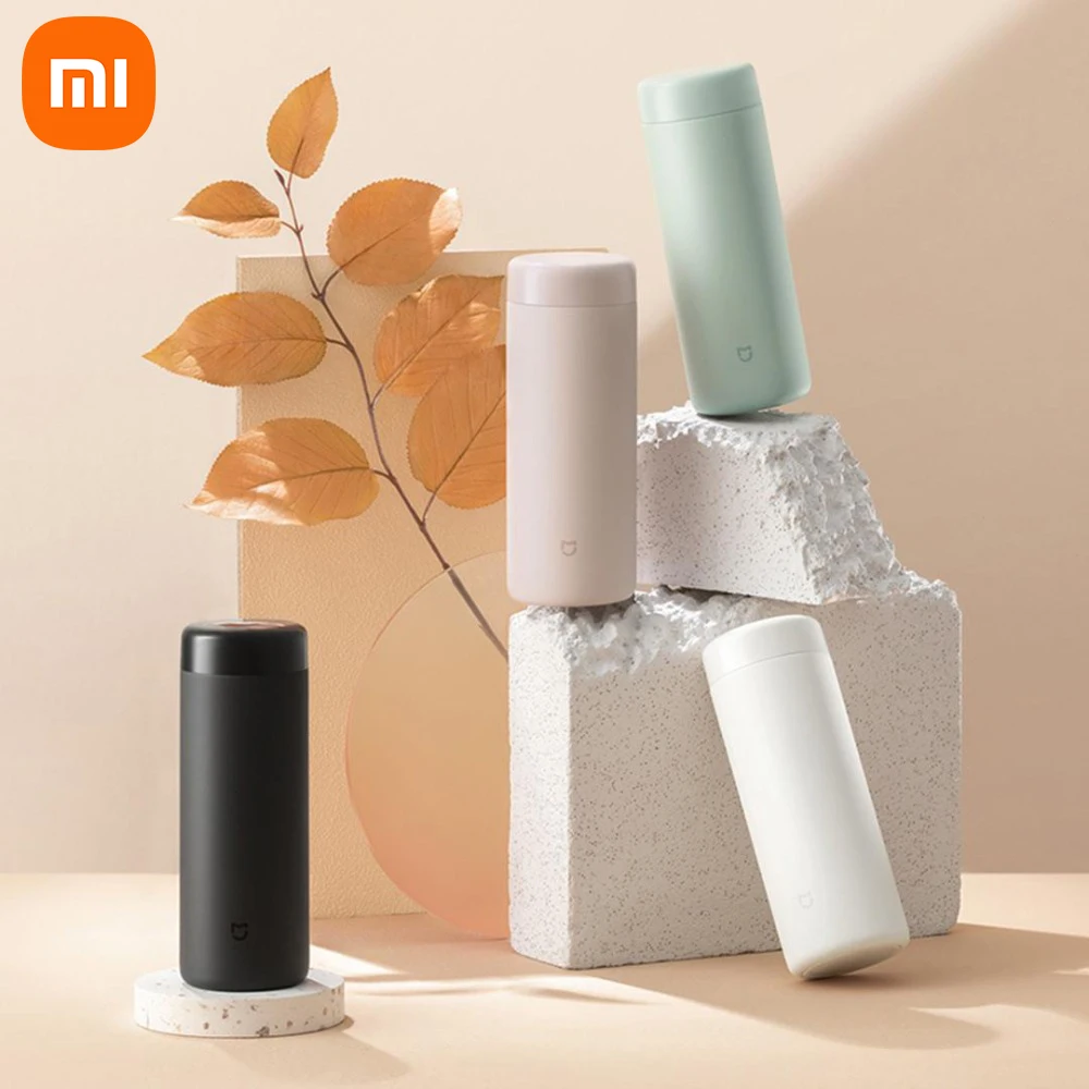 

Xiaomi Mijia 350 мл вакуумная чашка из нержавеющей стали герметичная уличная портативная чашка для воды термос термос бутылка для воды, кофе, чая