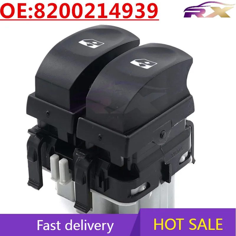 

OEM:8200214939 Auto Accessories Glass Lifter Switch Power Window Control Switch For Renault
