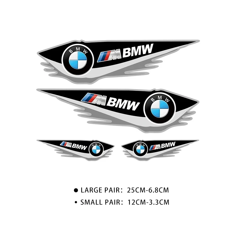 4Pcs Car sticker scratch resistant vinyl sticker decoration For BMW M Power X1 X2 X3 X5 X4 X6 X7 G30 G20 G32 G11 G12 F40 F30 F20