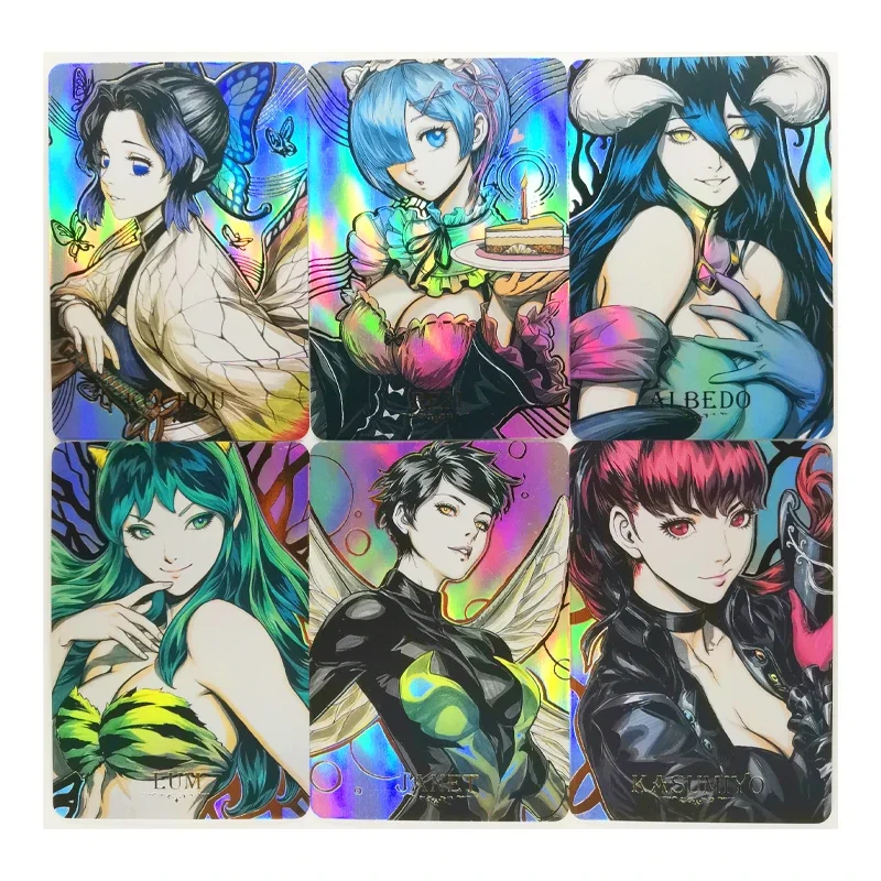 54pcs/set ACG Anime Goddess Demon Slayer Kimetsu No Yaiba Toys Hobbies Hobby Collectibles Game Collection Cards