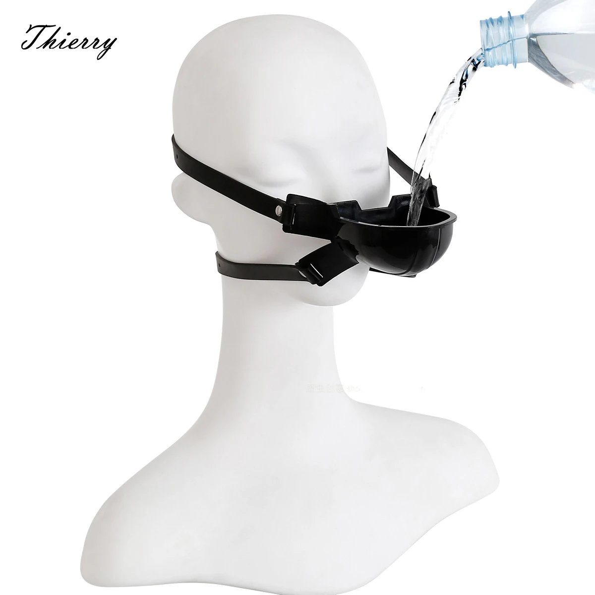 Thierry Penalty Toilet Mouth Gag BDSM Drink Urine Gag with Harness Sex Adult Toys Dog Piss Slave Sex Toy Erotic Pee Funnel Gag