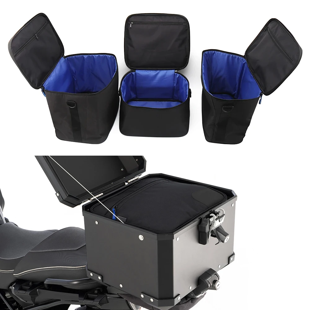 

New Motorcycle luggage bag Black Inner Bags Blue Top Side Case Bag For BMW R1250GS R1200GS ADV F800GS F850GS F750GS