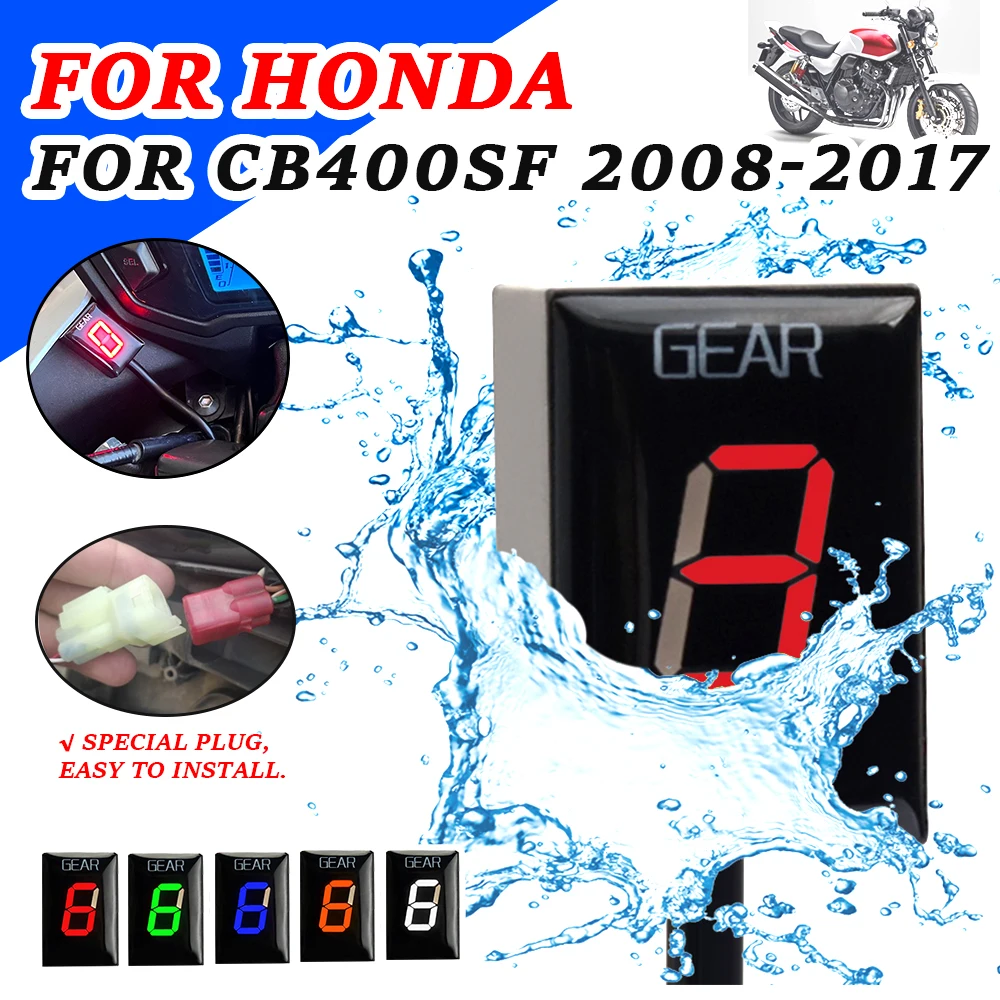 

Motorcycle Accessories Gear Indicator Display Meter Ecu Direct Mount Speed Display For Honda CB400SF CB 400 SF CB 400SF CB400 SF