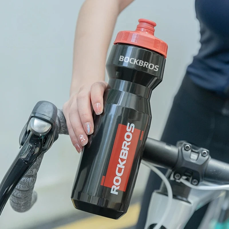 

ROCKBROS 750ML Plastic Water Bottle Leak Proof Sports Kettle For Cycling Running Hiking Fitness Fits Bike Bottle Cage