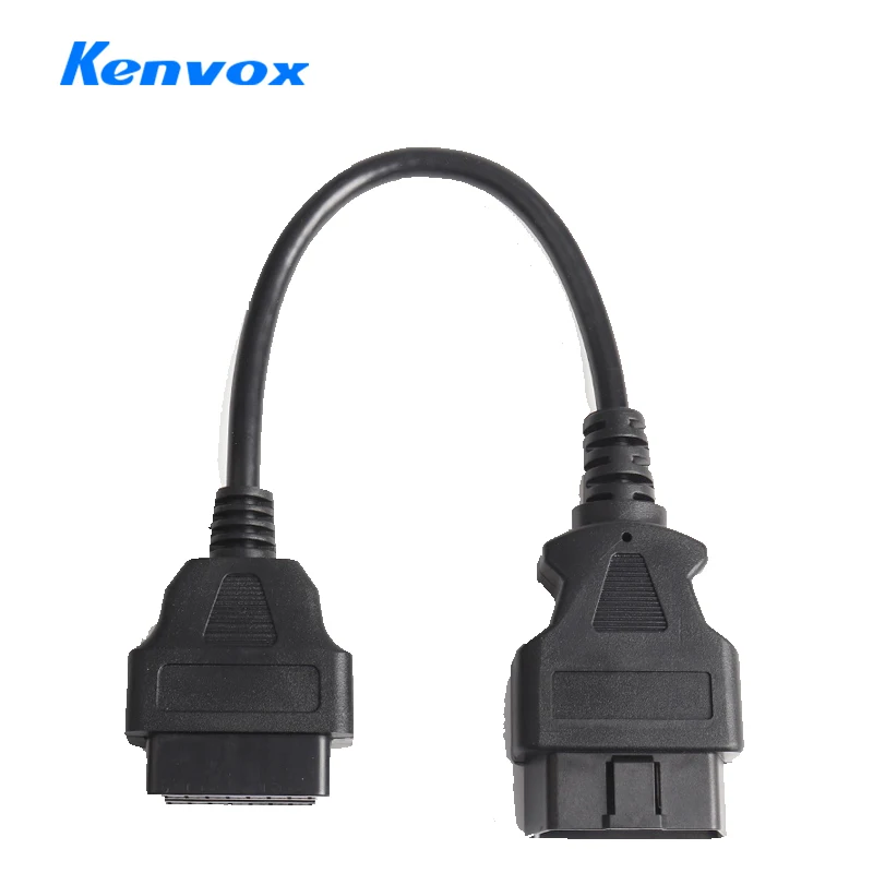OBD 2 Diagnostic Wire Extension Cable 13CM 30CM 16-Pin OBD II Plug Male-to-Female Portable Extension Adapter Cable Connector