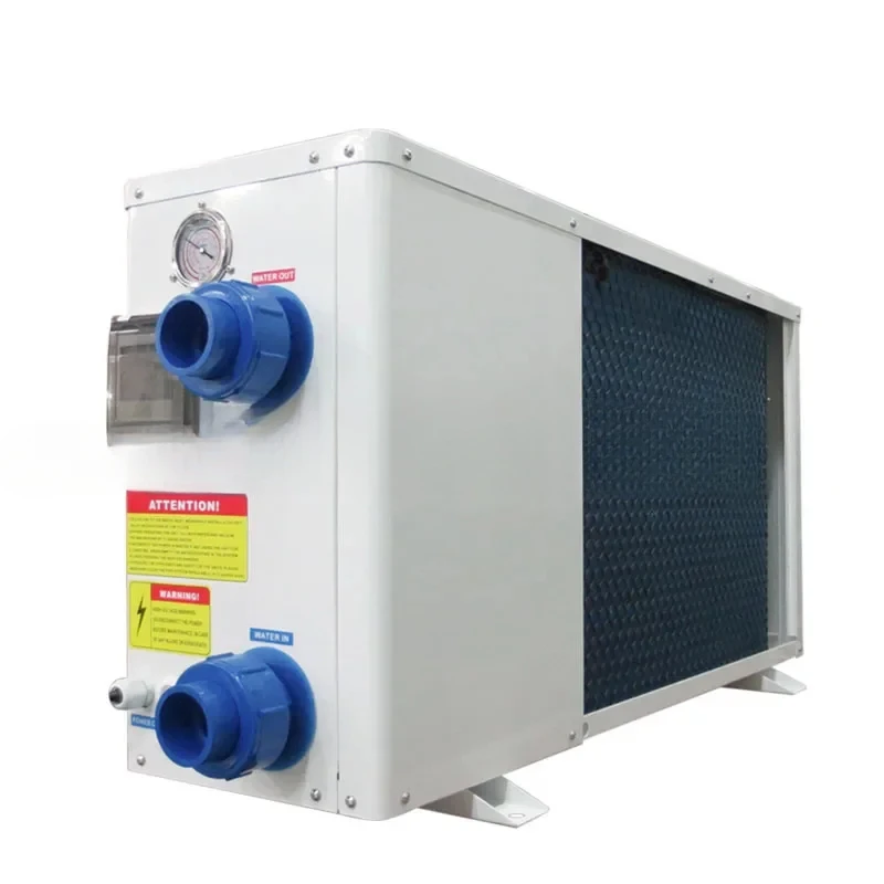 Swimming Pool Exchanger High Efficiency On/Off Galvanized Steel Source Heat Pump Heater Chiller