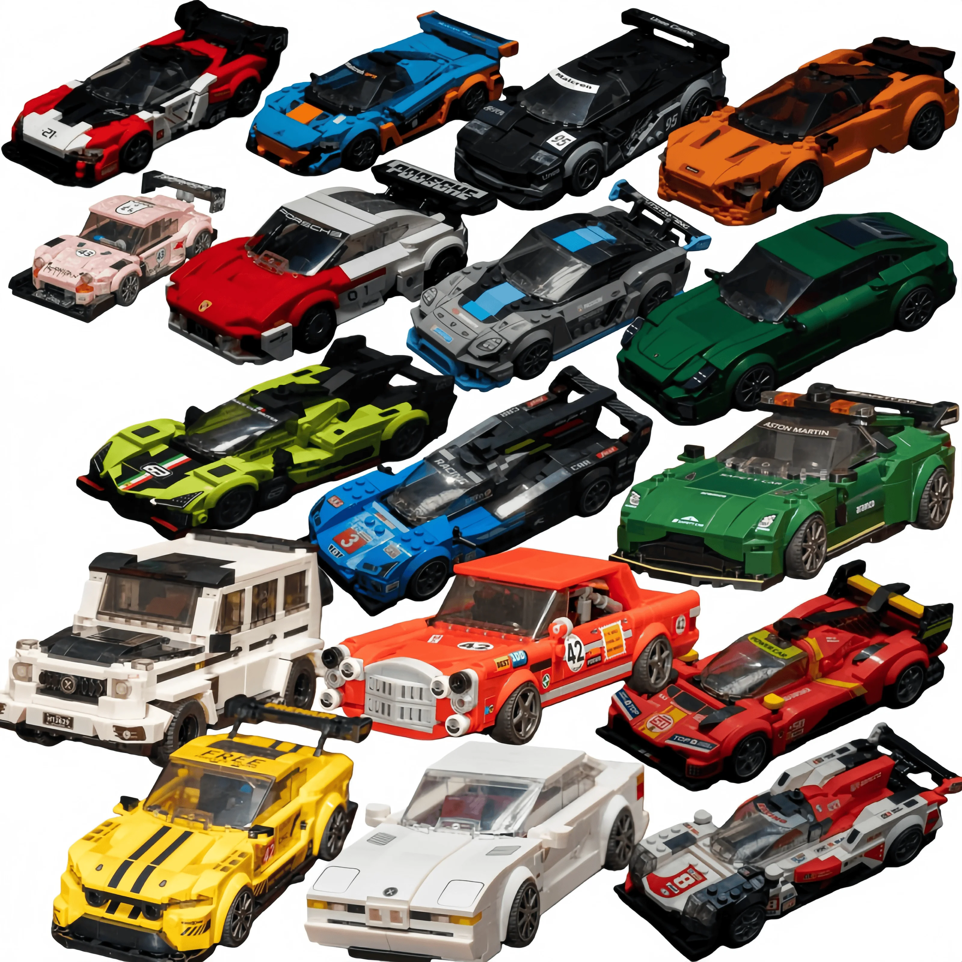 

Набор строительных блоков Speed Series: гоночный спортивный автомобиль, технический суперкар, классическая модель MOC, игрушки для детей