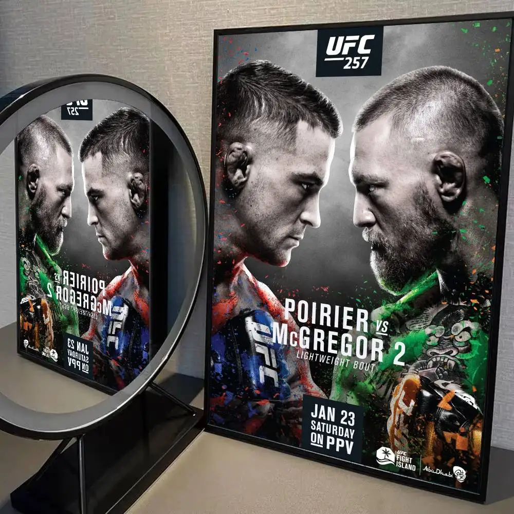 U-المتطرفة القتال بطولة UFC المشارك طباعة A5 A4 A3 A2 جدار ديكور فني لغرفة مكتب هدية لمحبي