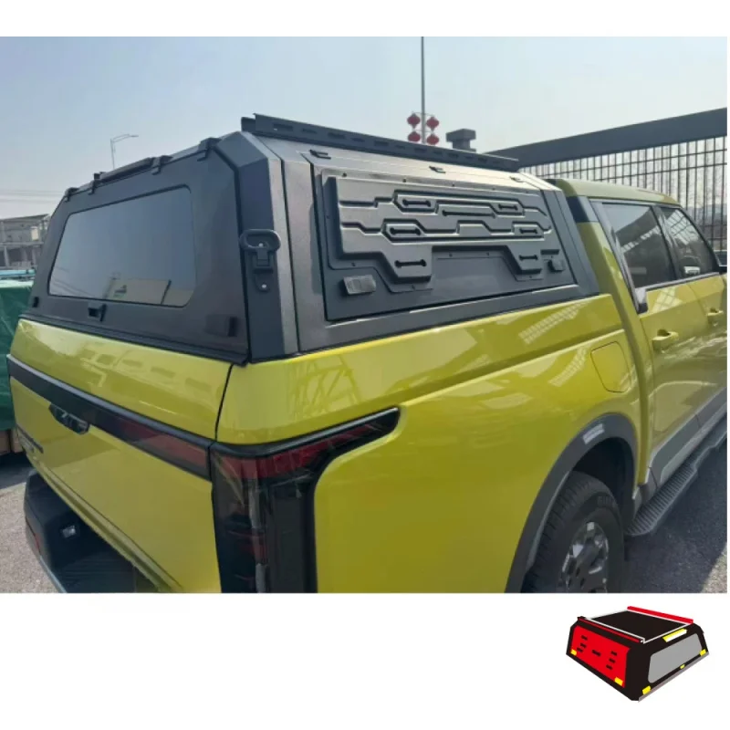 Performance Upgrade High Quality Heavy Multifunctional Pickup Canopy With Roof Mounted Basket Truck Bed Rack