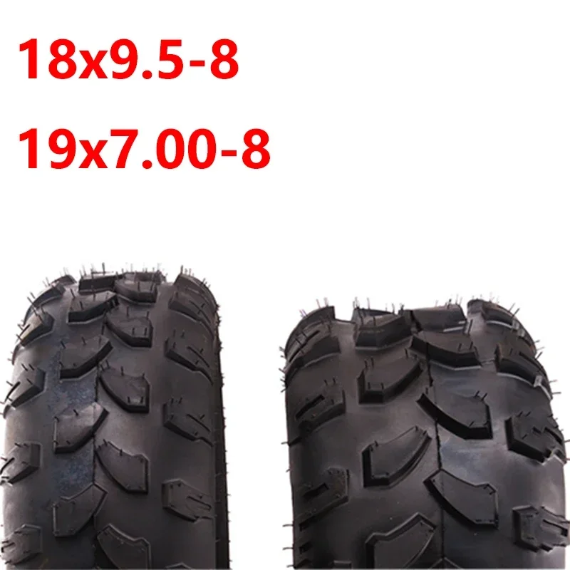 

Beach Car ATV Vacuum Tires 18x9.5-8 Inch Patrol Car Battery Car Sightseeing \ 19x7.00-8 Vacuum Tires