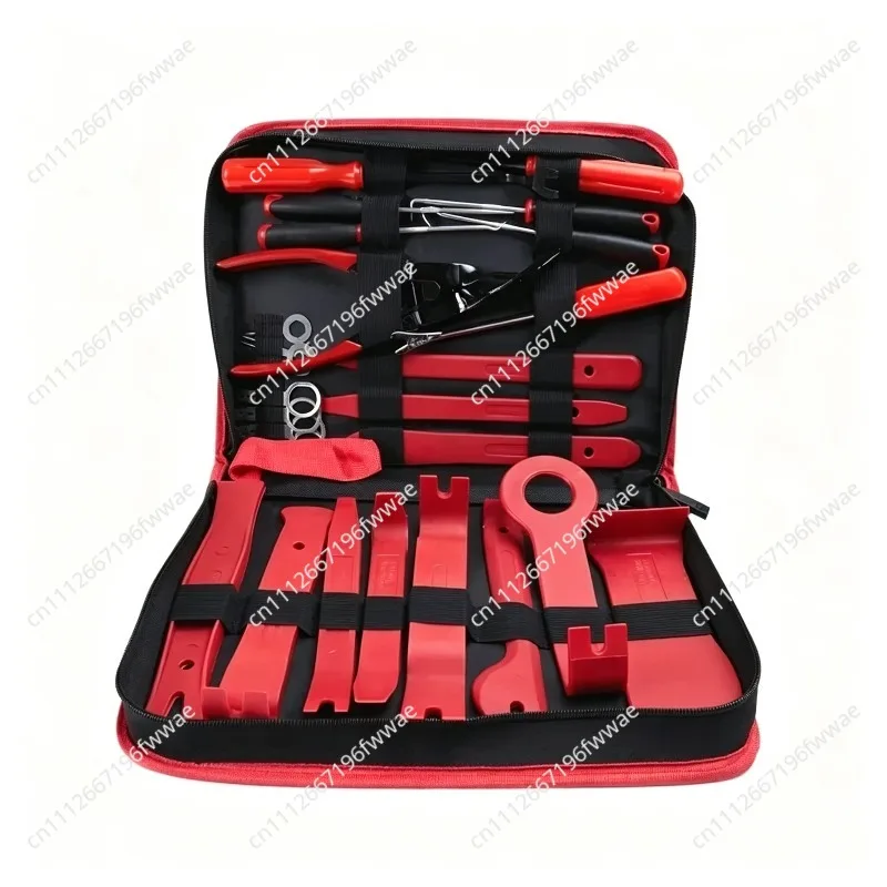 For 19Pcs Car Panel Repair Interior Disassembly Modification Tools Kit Fastener Audio Trim Removal Tool Set