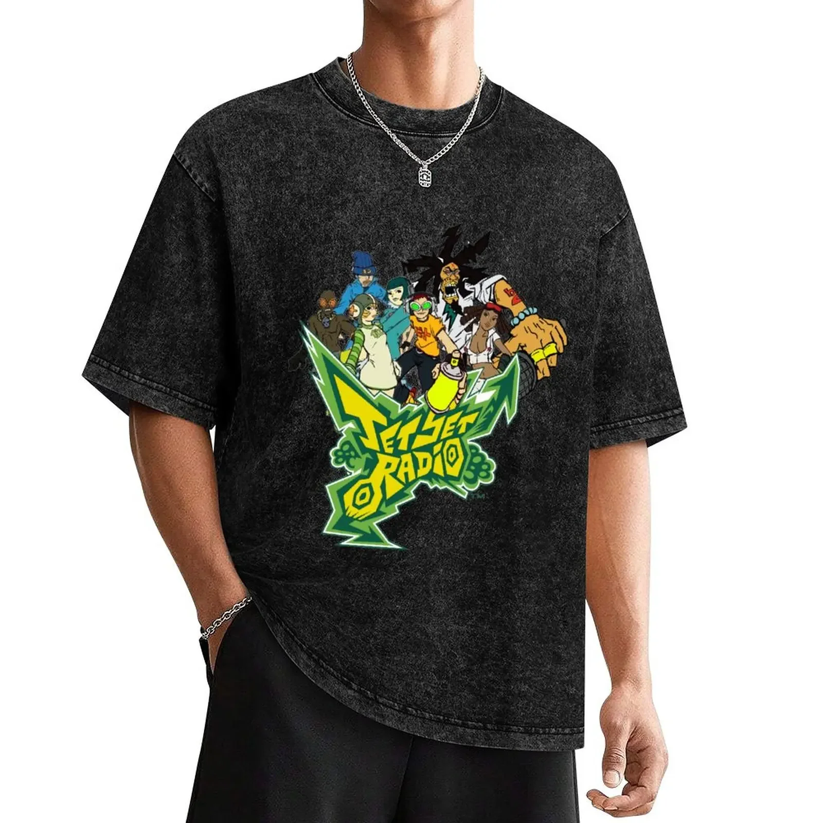 

Jet Set Radio Mash T-Shirt summer tops shirts graphic tee aesthetic clothes plain white t shirts men